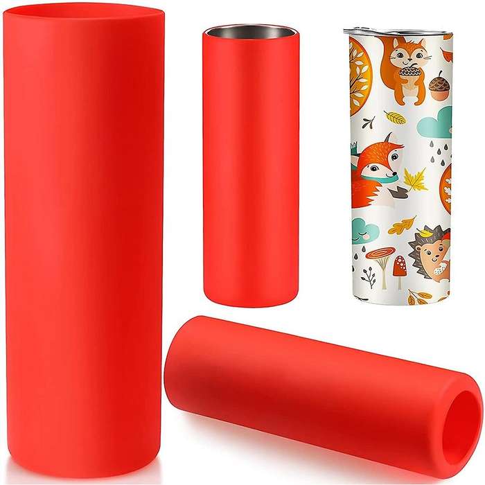2pcs Seamless Silicone Packaging 3d Silicone Sleeve Clip(30oz)