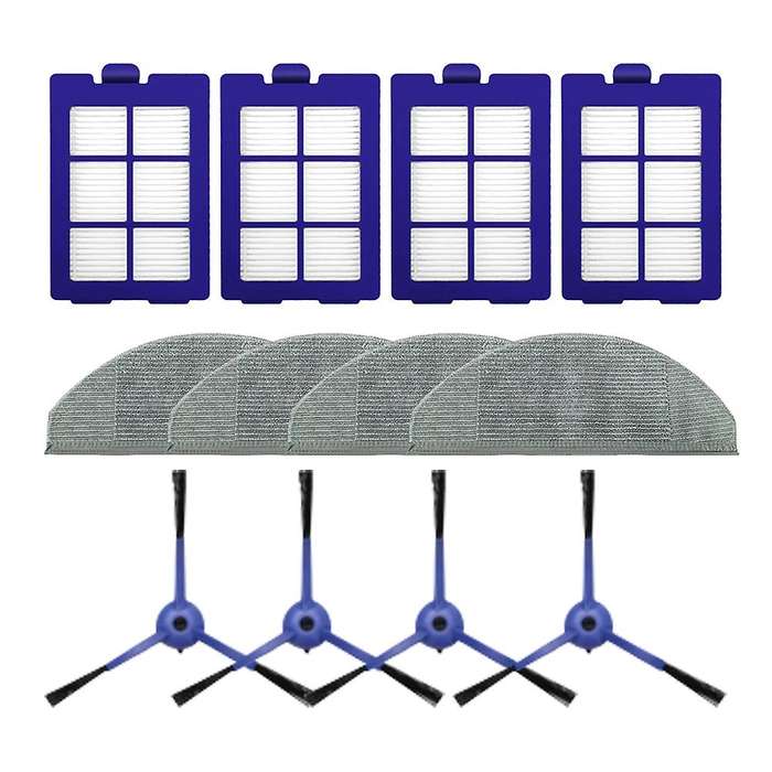 For Eufy Robovac X8 Series Hybrid Side Brush Mop Cloths Hepa Filter