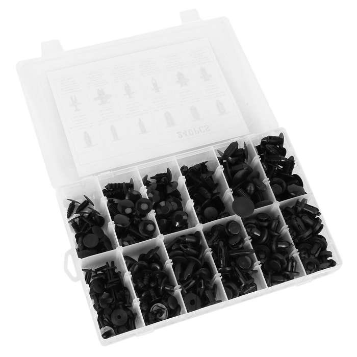 240pcs Bumper Retainer Clips Car Plastic Rivets Fasteners Retainer