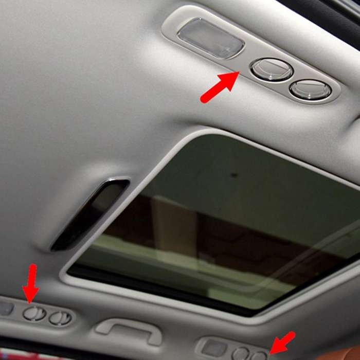 For Honda Odyssey 2022 Car Roof Air Outlet Cover Frame Sticker