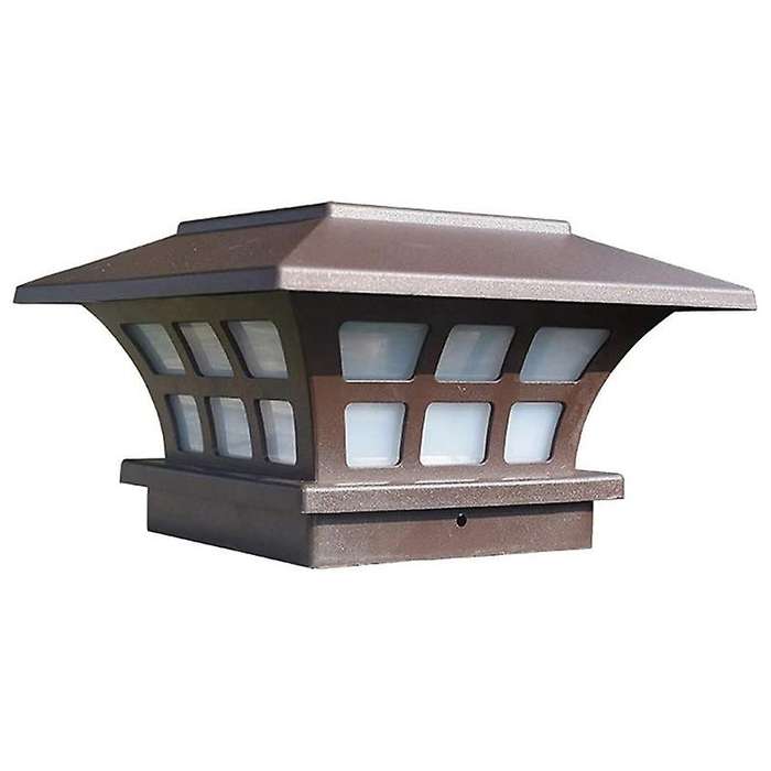 Solar Post Lamp Outdoor Waterproof Garden Fence Landscape Lamp