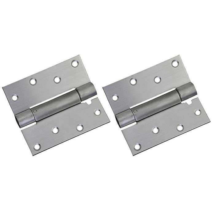 Self Closing Door Hinge, 2 Pack 4 Inch Stainless Steel Hinge Hardware