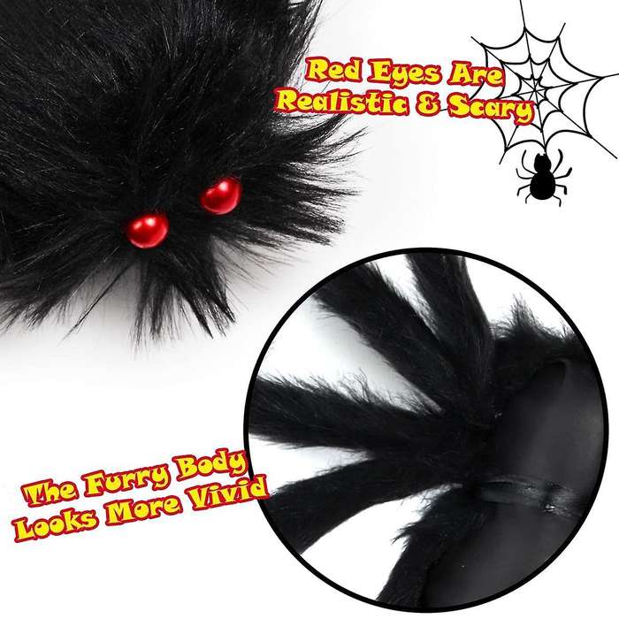 Spider Decorations Set for Halloween Lawn Garden Decoration House