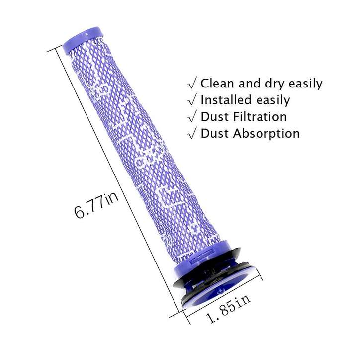 Pre-filters Hepa Post-filters for V8 V7 Cordless Vacuum Cleaners A