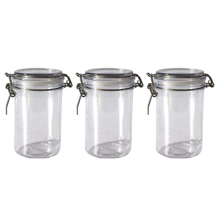 750ml Transparent Airtight Jar Whole Grains Packaging Bottle