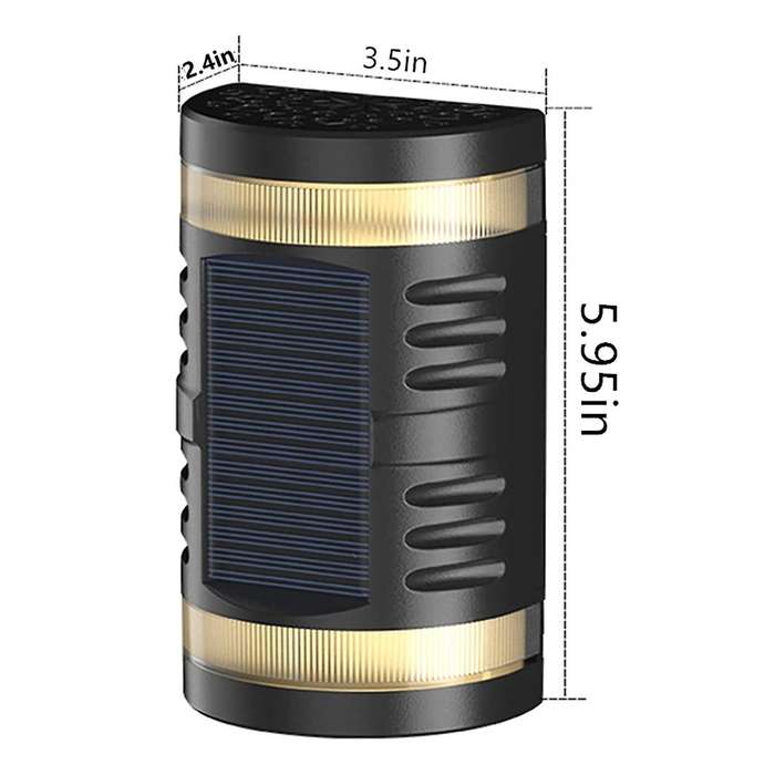 Solar Wall Light,solar Garden Light Led Projection Lamp Warm Light