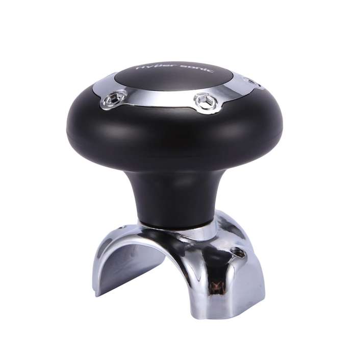 Hypersonic Black Vehicle Steering Knob Car Power Handle Spinner