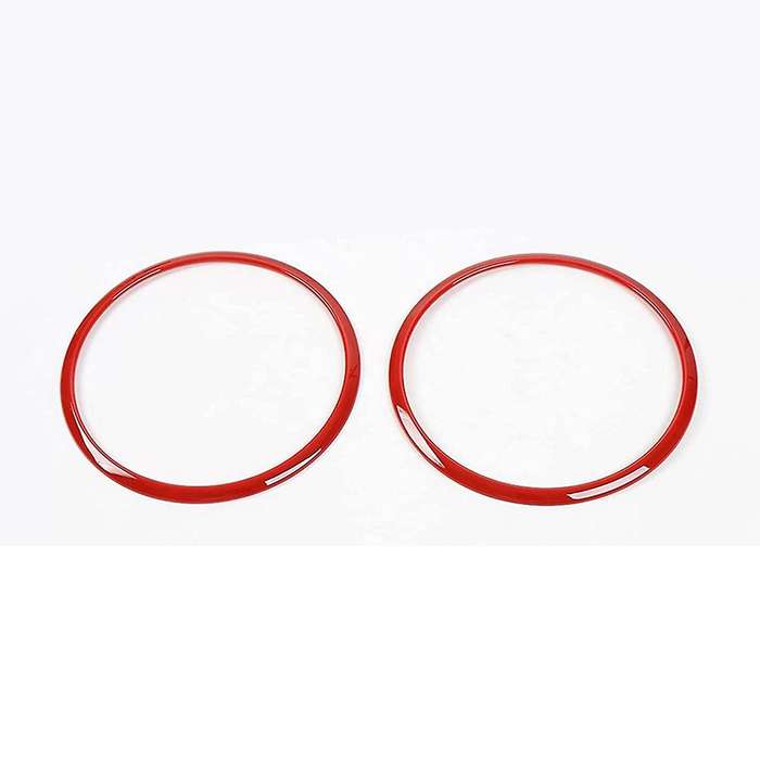 Car Roof Speaker Cover Trim Ring Interior Accessories (red)