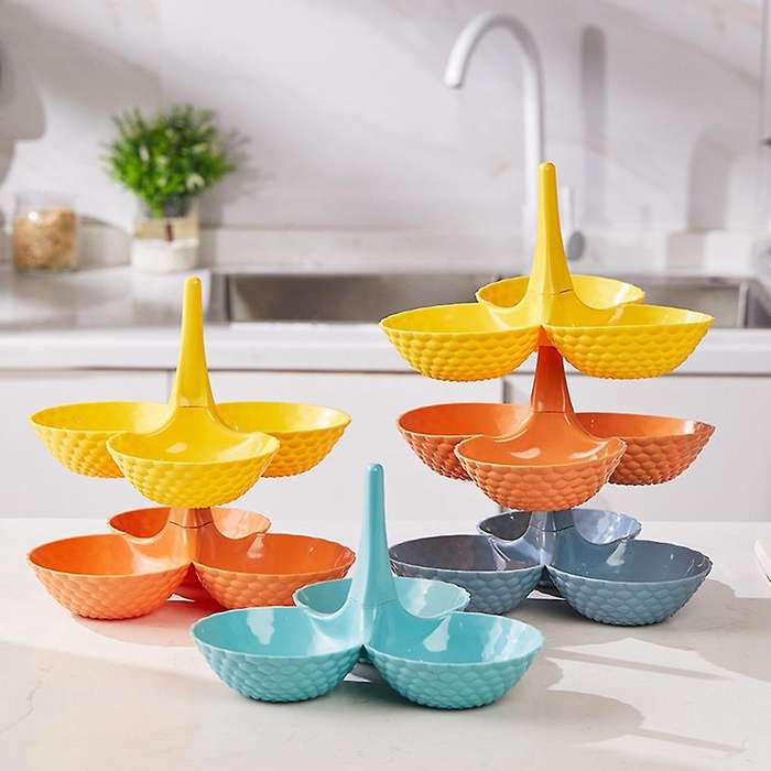 Household Assembled Multilayer Dried Fruit Bowl Snack Tray Storage A