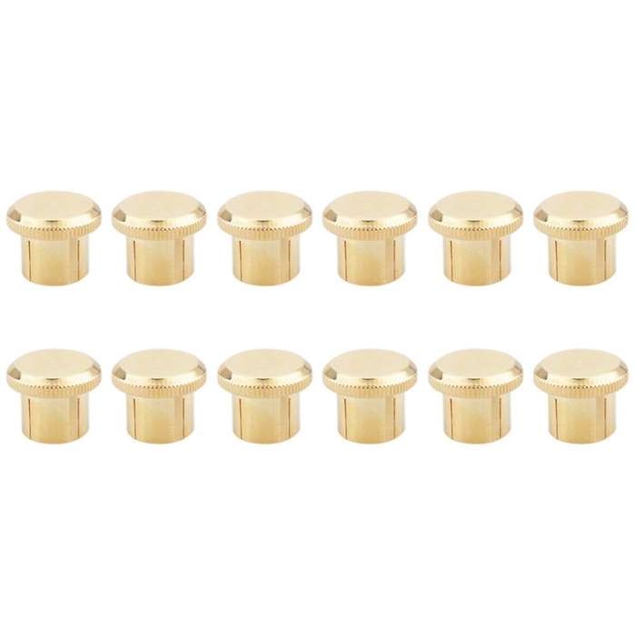 12pcs Noise Stopper Gold Plated Short Circuit Rca Socket Protect Caps