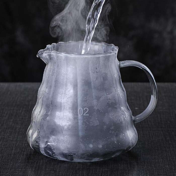 Pour Over Coffee Set V60 Dripper 500ml Coffee Server Glass Funnel,1
