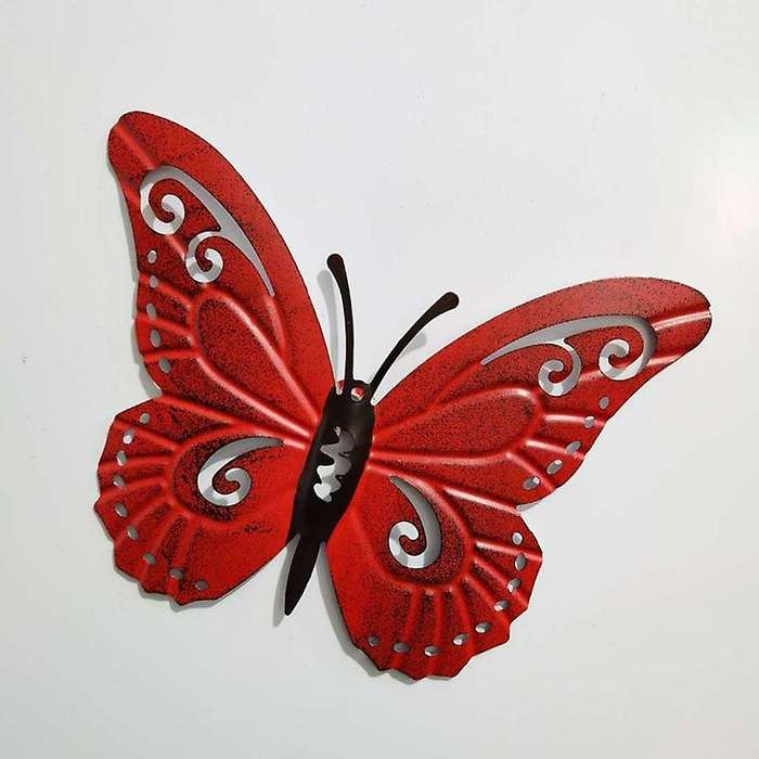 3pcs/set 3d Metal Butterfly Wall Art Inspirational Wall Decor