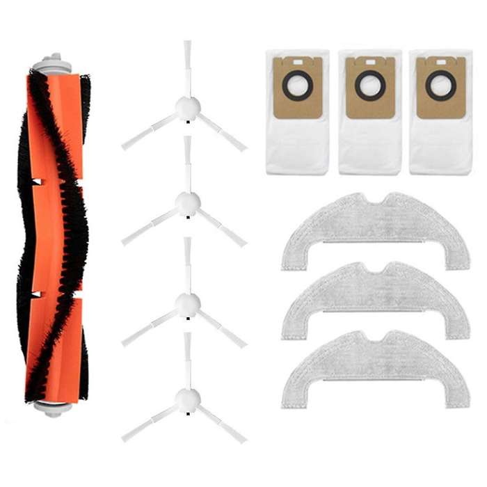 11 Pcs Main Brush Side Brush Dust Bag Parts Kits for Xiaomi Mijia