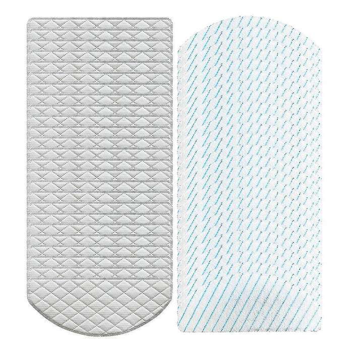 25 Disposable Mops+25 Microfiber Mops for Ecovacs T8 Aivi T9 Robot