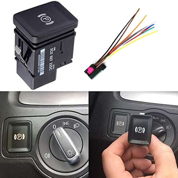 Car Electronic Handbrake Parking Switch Brake Button