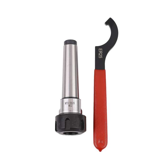 Mt3 Er25 M12 Collet Chuck Holder Fixed Cnc Milling Turning Tools