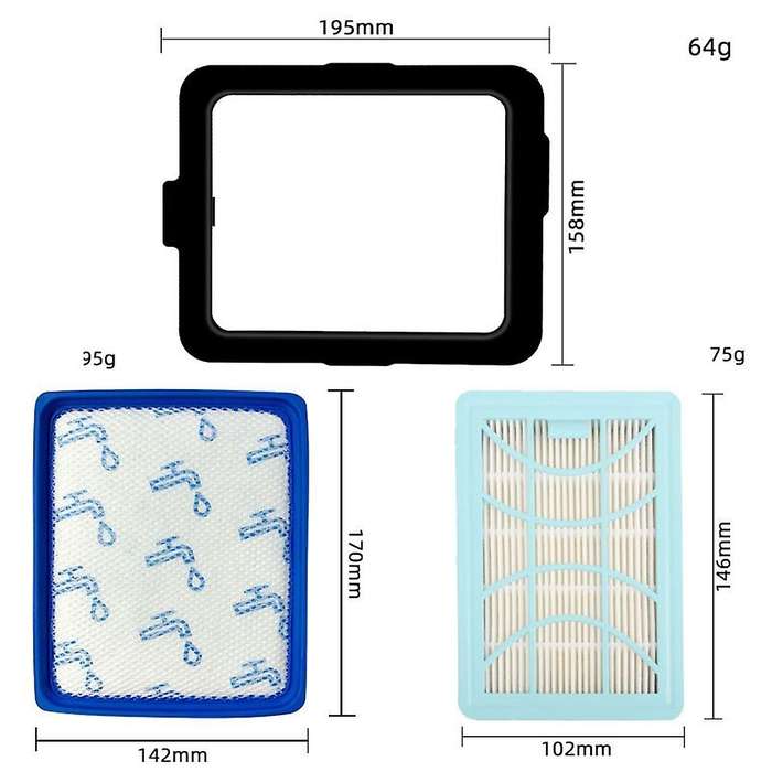 Suitable for Philips Fc9732 Fc9728 Fc9735 Filter and Filter Frame