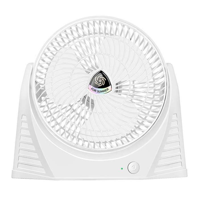 Small Usb Fan 3 Gears Speed Adjustable for Desktop Office (white)