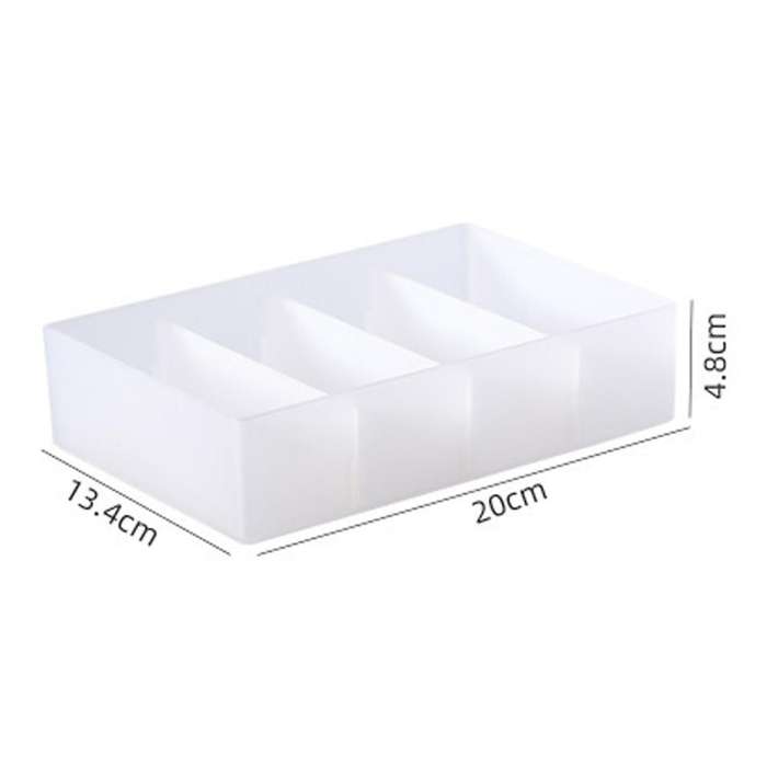 4pcs Partition Drawer Storage Box Partition Grid Storage Box (l)