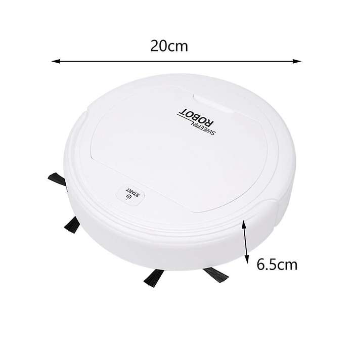 Automatic Robot Cleaner Smart Floor Robot Vacuum Auto Cleaner, Black