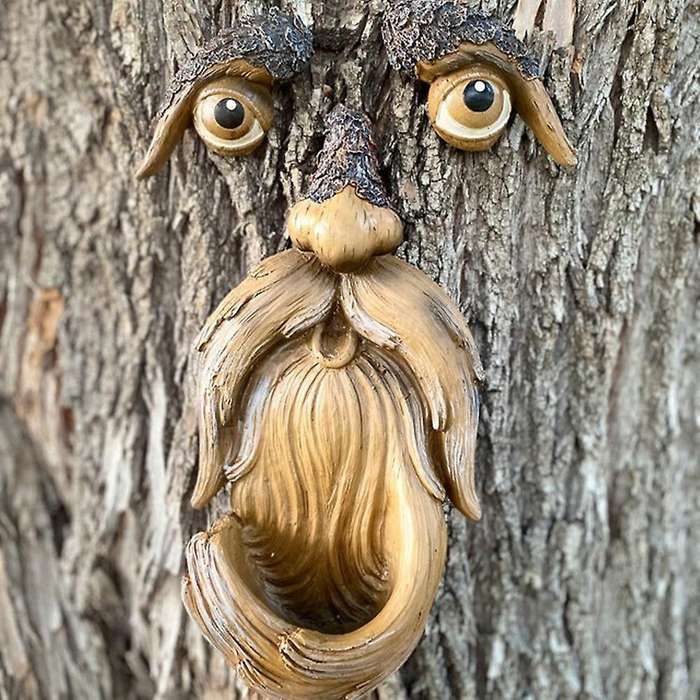 Tree Monster Bird Feeder Outdoor and Indoor Resin Craft Decoration