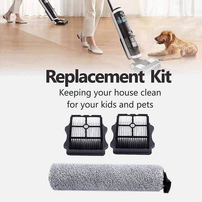 Filter and Brush for Tineco Ifloor 3/ifloor One S3 Vacuum Cleaner