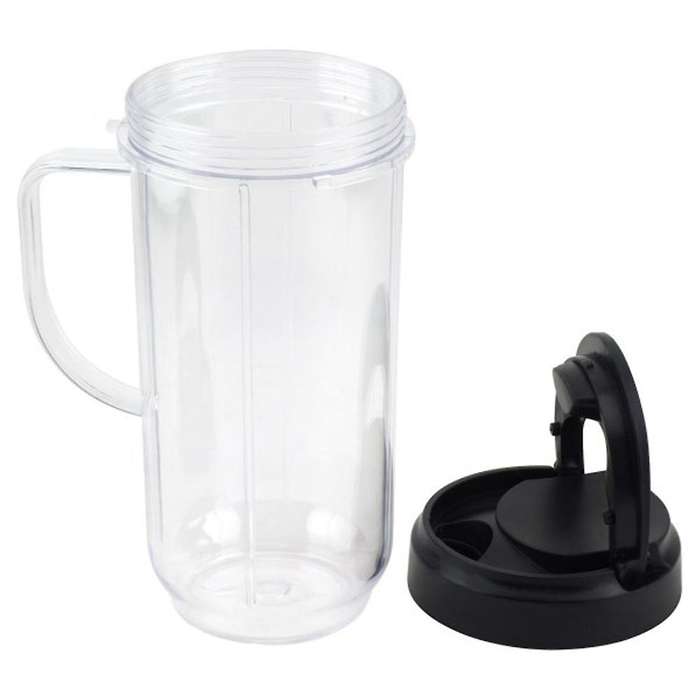 22oz Tall Cup with Flip Lid and Cross Blade for 250w Mb1001 Blenders