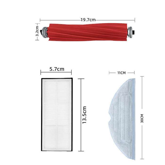 For Xiaomi Roborock G10 G10s Pro Vacuum Main Side Brush Filter Rag