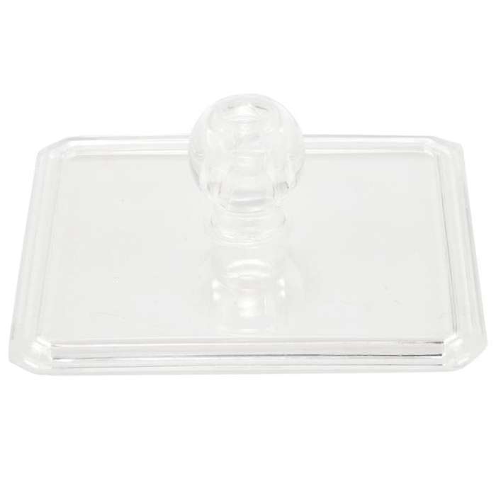 3x Cottonswab Storage Dispenser Clear,makeup Storage Box with Lid