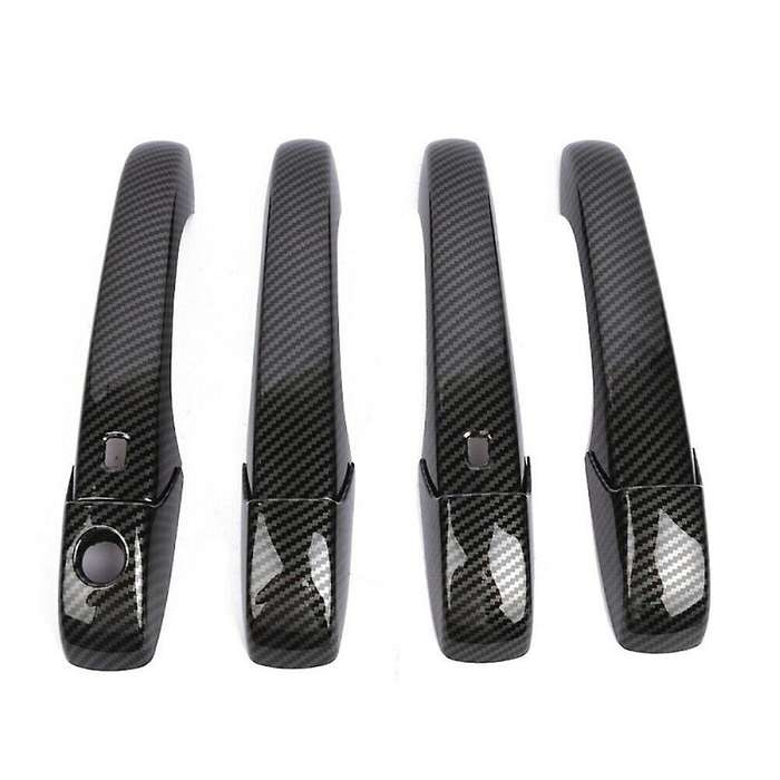 Car Door Handle Trim Door Handle with Carbon Pattern for Jeep