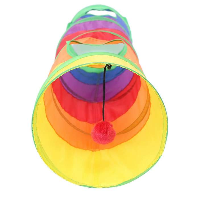 Cat Tunnel Pet Tube Collapsible Play Toy Indoor Outdoor Toys