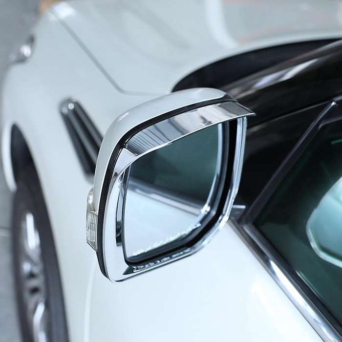 Car Rear View Mirror Cover Panel Rain Guard for Nissan Patrol Y62