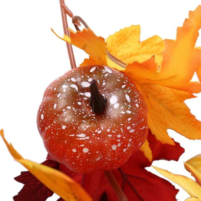 2x 177cm Artificial Maple Leaf Berries Sunflower Pumpkin Garland