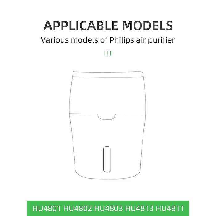 4pcs Humidifier Filter for Philips Hu4801/4802/4803/4811/4813 Filter