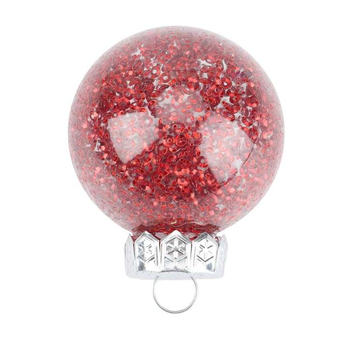 30pcs 6mm Christmas Tree Decoration Ball, Hanging Ball, Red