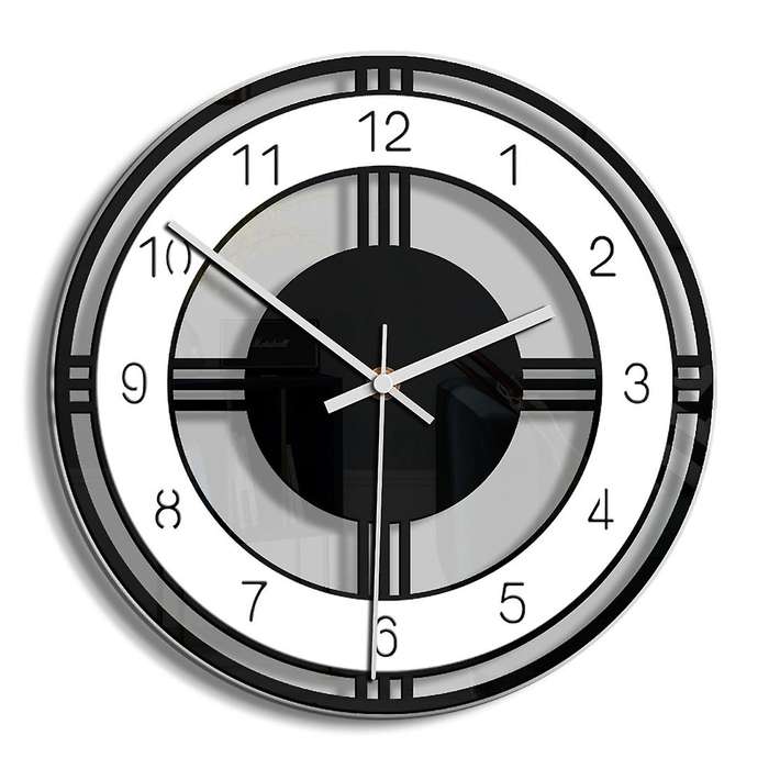 Acrylic Silent Large Wall Clock Modern Design Decor Kitchen Watch