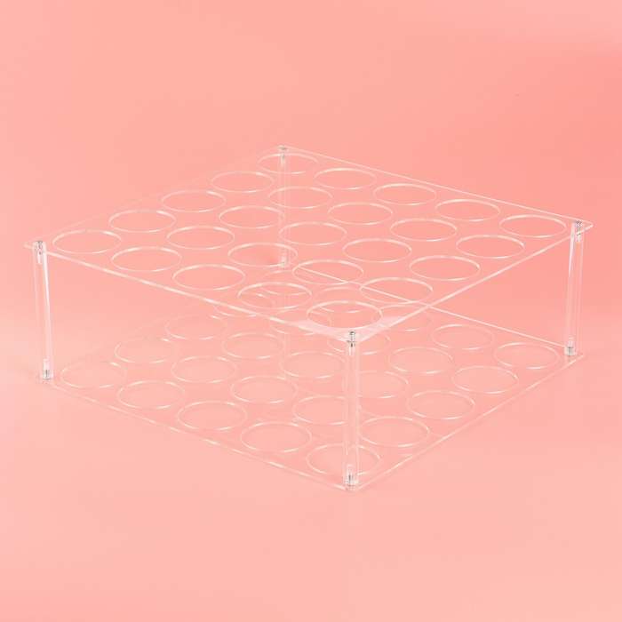 25hole Vinyl Roll Holder Acrylic Vinyl Storage Rack Paper Organiser A
