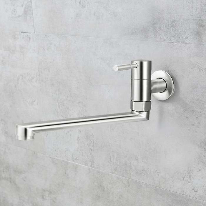 Kitchen Faucet Sink Mop Tap Stainless Steel Single Cold Water Faucets