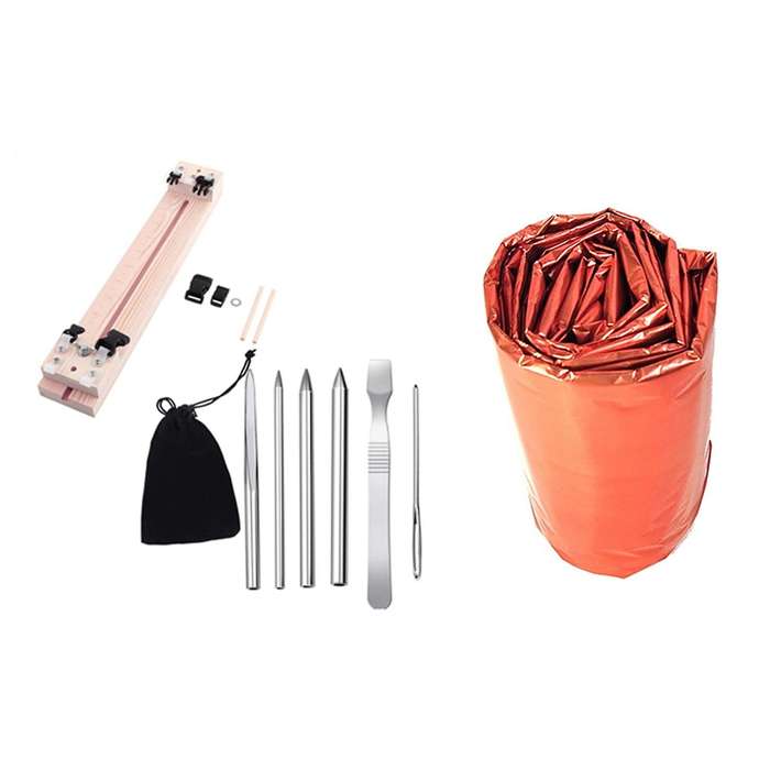 7 Pcs Bracelet Knitting Tool Paracord Tool Jig Diy Wooden Braid