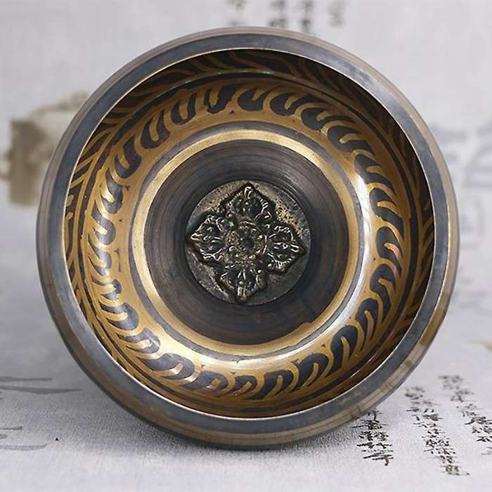 Tibetan Singing Bowl Set with New Dual End Stroker Cushion
