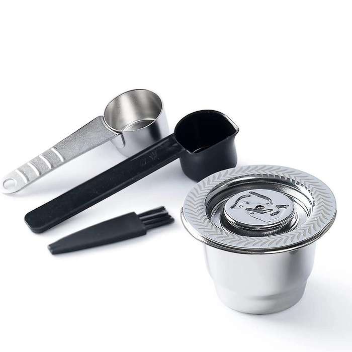 Stainless Steel Reusable Coffee Capsules for Nespresso Capsules