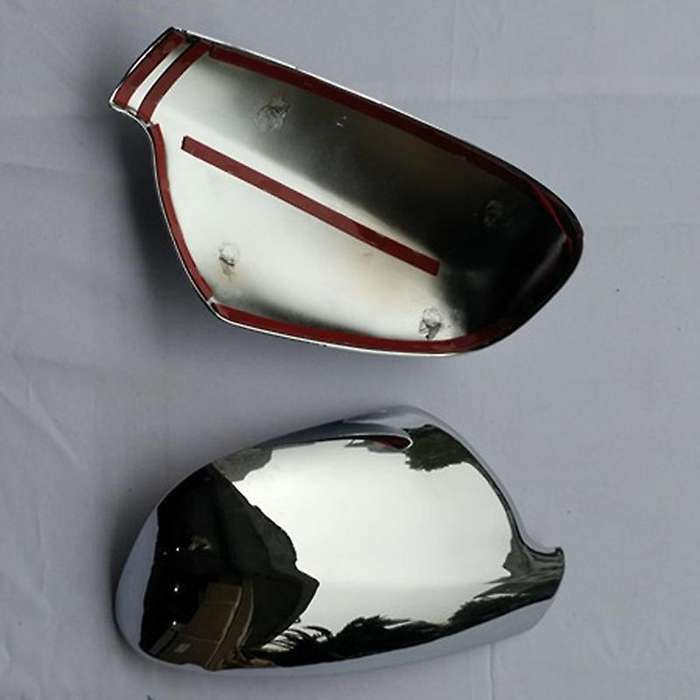 For Peugeot 307 Door Side Wing Mirror Chrome Cover Rear View Cap