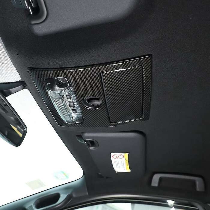 For Ford Ranger 2015+ Carbon Fiber Car Front Reading Light Lamp Cover