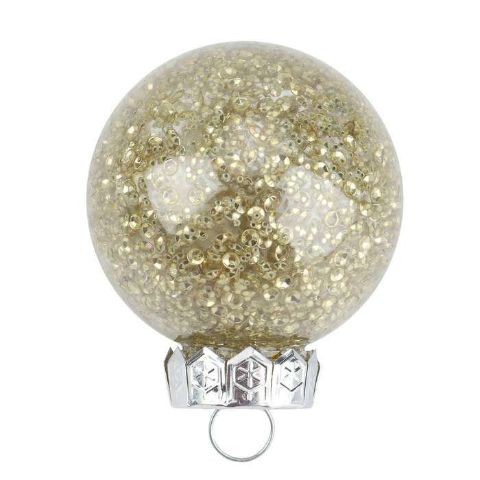 30pcs 6mm Christmas Tree Decoration Ball, Hanging Ball, Gold