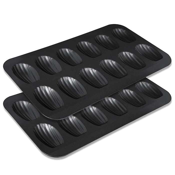 Non-stick Madeleine Pot Baking Mold 12 with Shell for Oven Baking