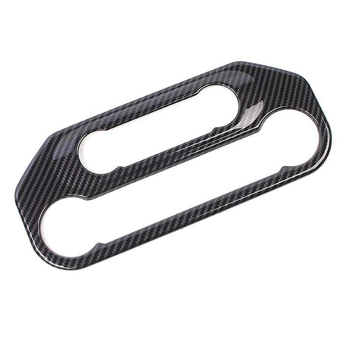 Center Control Air Conditioner Panel Cover Trim Sticker Carbon Fiber