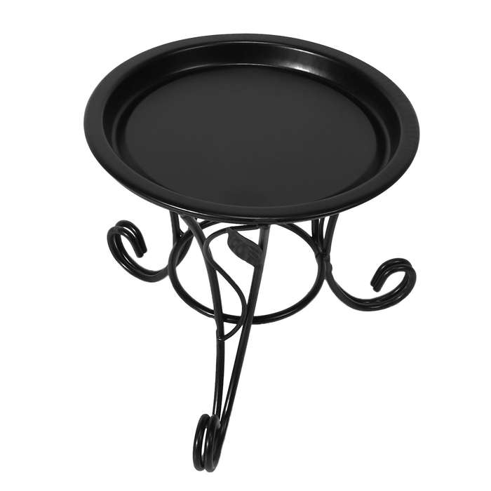 2x European Style Flower Stand Iron Stand+iron Plate for Desktop