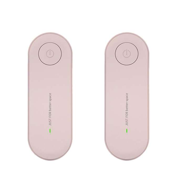 2pcs Plug In Air Purifier Deodorizer Air Freshener Pink,us Plug Pink