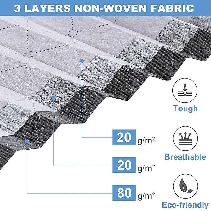 Clothes Storage Bag Foldable Storage Bin Closet Organizer 3 Pack