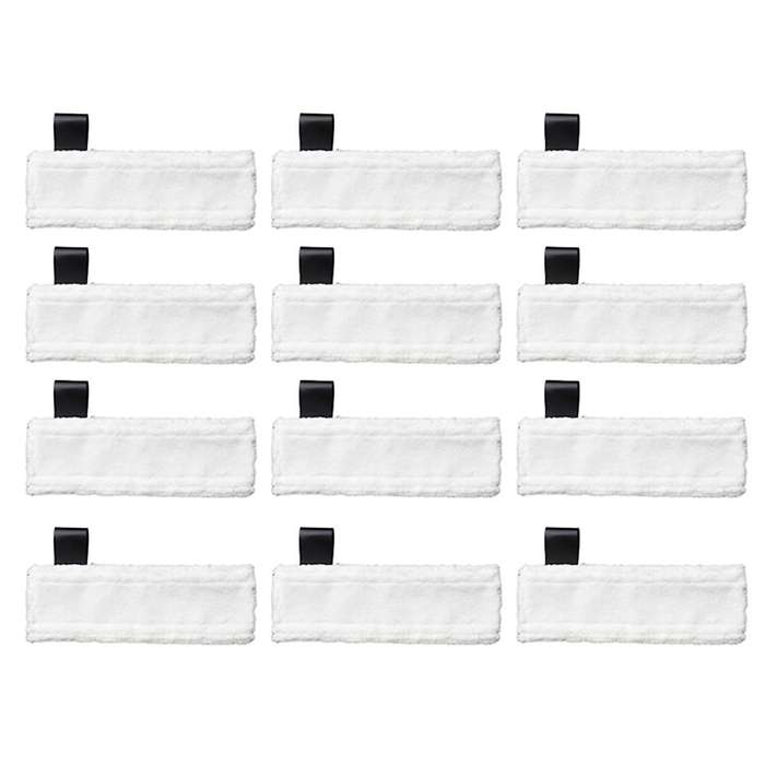 12 Pcs Microfiber Mop Cloth for Karcher Easyfix Sc1 Sc2 Sc3 Cleaner